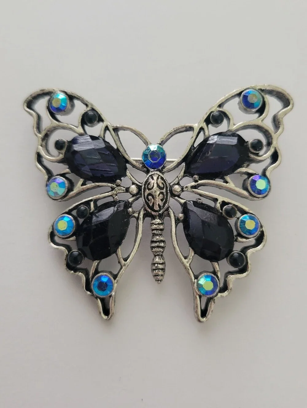 1928 rhinestone butterfly